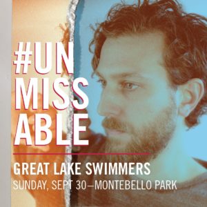 Great Lake Swimmers perform at the Niagara Grape & Wine Festival, Montebello Park on Sun, Sept 30th in St. Catharines, ON.